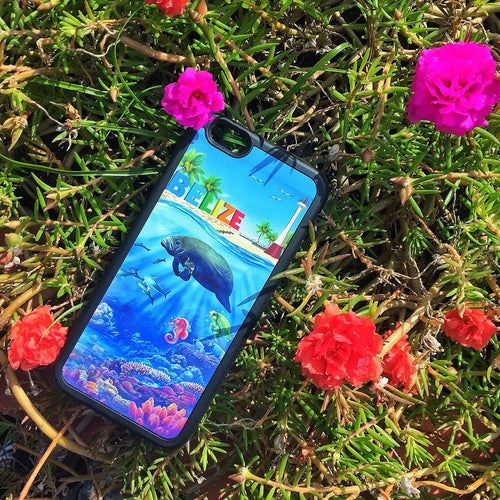 Coast of Belize phone case