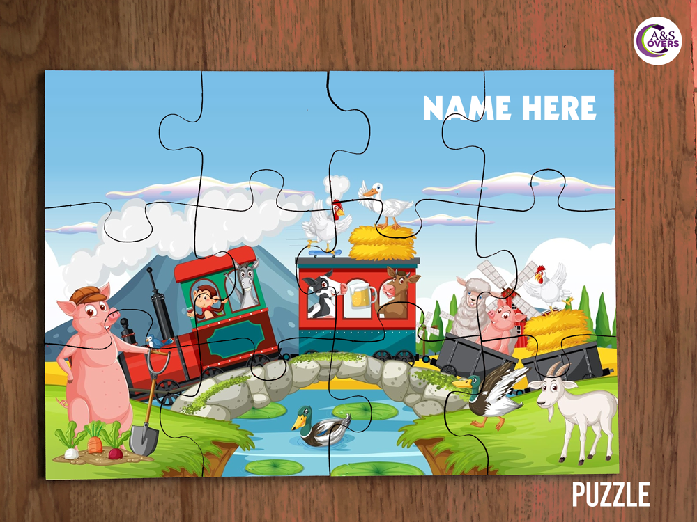 Farm Animals Wood Puzzle