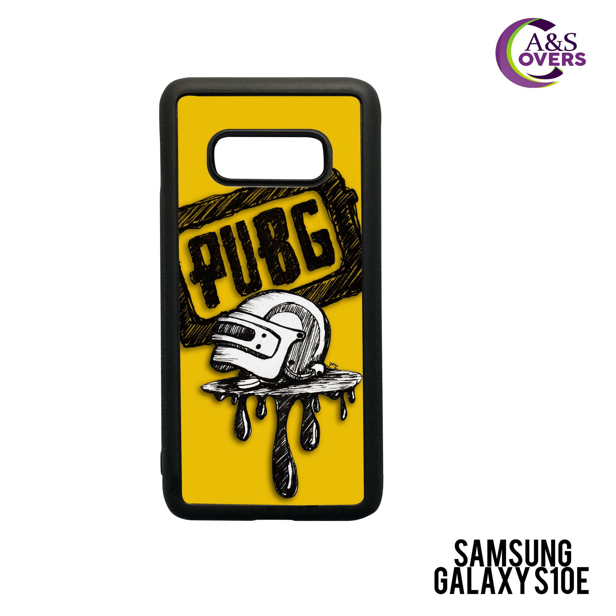 Yellow PUBG Grip Case Design